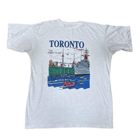 American Vintage Toronto Souvenir Shirt Medium - Picture 1 of 6